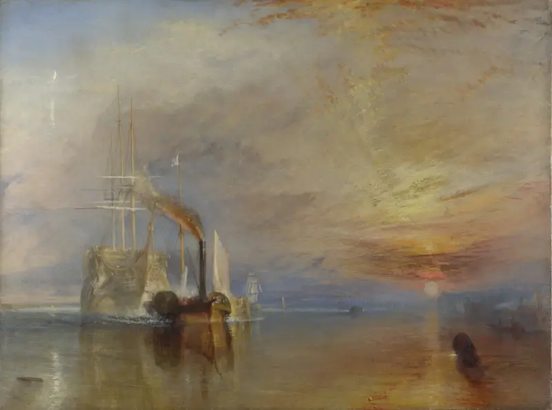 The Fighting Temeraire by JMW Turner